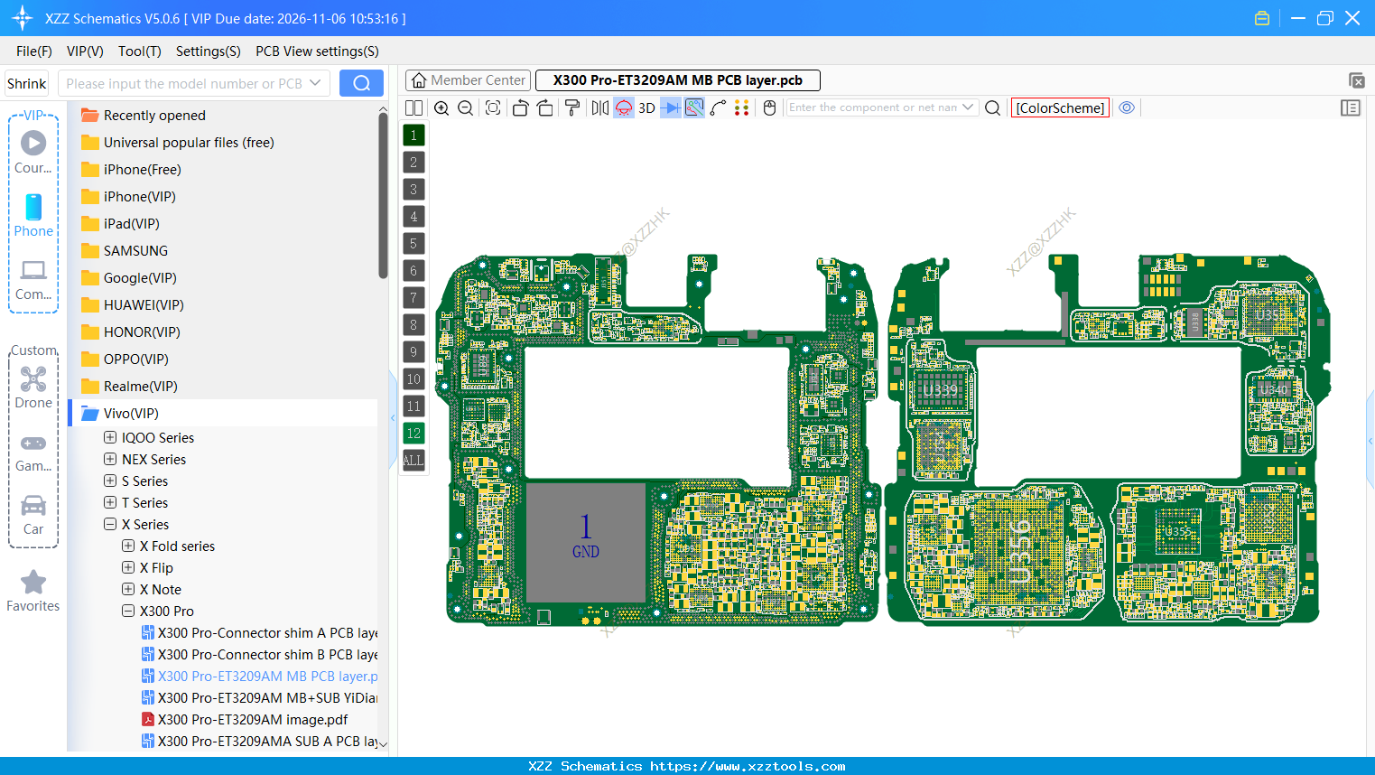 X300 Pro-ET3209AM MB PCB Layer